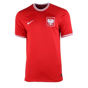 Poland Replica Away Stadium Shirt for Women World Cup 2022 Short Sleeve